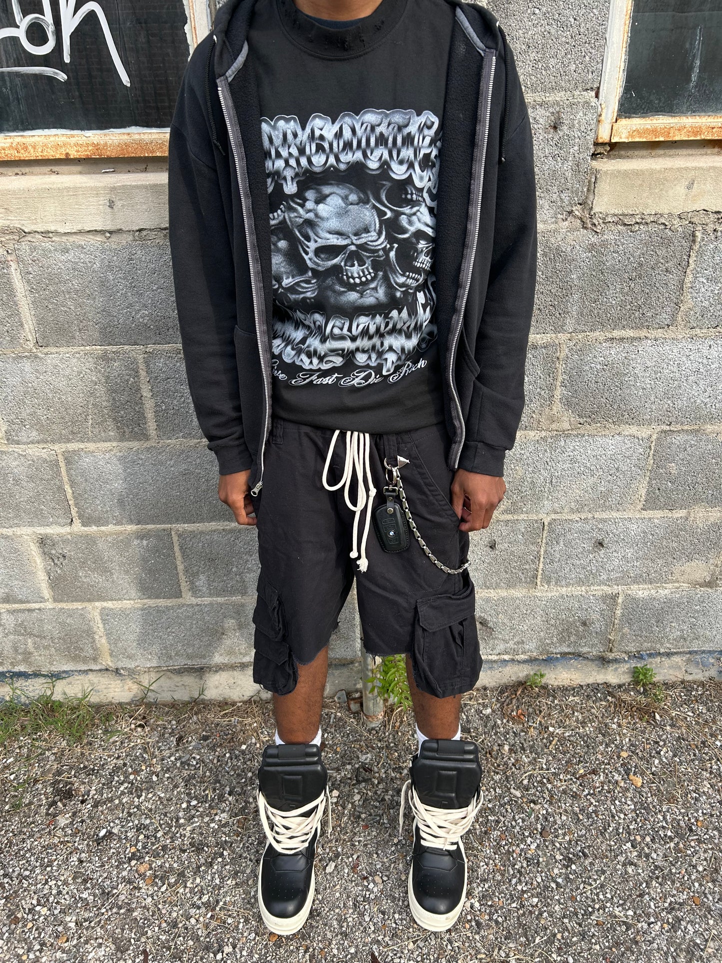 “Live Fast Die Rich” Tee