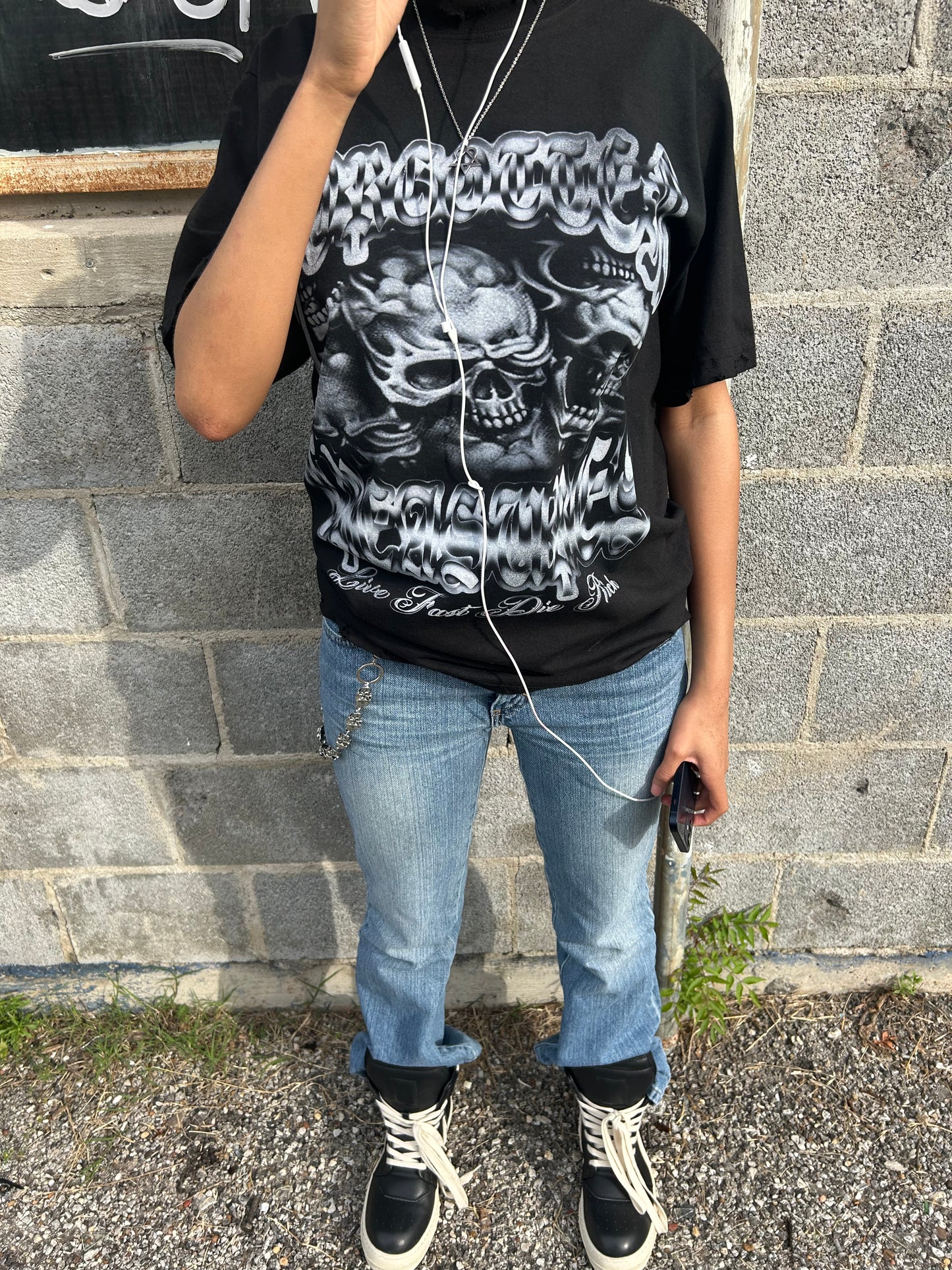“Live Fast Die Rich” Tee